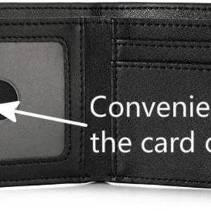 Boshiho High Quality Genuine Leather Male <b>Purses</b> Coin Pocket Customize logo Men Card Holder Wallets Leather Men Wallet - Product Image 5