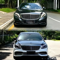 Kit carrosserie complet pour Mercedes-Benz Classe S W221 (2008-2013) style Maybach, comprend pare-chocs avant/arrière, calandre, feux arrière