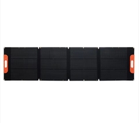 Panneau solaire portable pliable 200W, panneaux solaires à haute efficacité 22,5% pour les voyages en voiture et les voyages, panneaux solaires pliables carrés