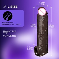 Fernbedienungsfähiger Langer Penis Großer Realistischer Teleskop-Dildo Vibrator mit Stoß- und Heizfunktion für Frauen - LM-CT831