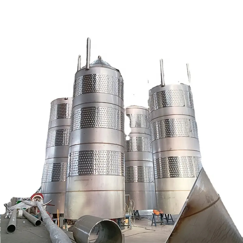 Fermentador cónico, equipo de elaboración de cerveza, 100000 l, 20000L, proyecto llave en mano