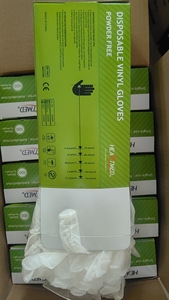 Cost Effective Food Service Disposable Vinyl Gloves 24CM Silicone-Free <b>Powder</b>-Free Non Sterile Clear Smooth <b>Texture</b> Customizable - Product Image 4