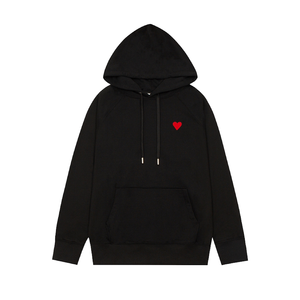 هودي فضفاض بتصميم قلب عصري من Designer <span class=keywords><strong>Love</strong></span> AM، جودة عالية، مطرز ومطبوع، 100% قطن، للجنسين - Product Image 1
