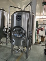 Cuve de fermentation 500L en acier inoxydable 304 avec système de contrôle PID et enveloppe de refroidissement alvéolée pour équipement de brassage de bière en promotion