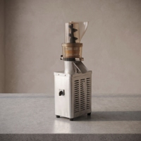 Extracteur de jus industriel à pression à froid en acier inoxydable pour fruits et légumes, presse-agrumes commercial à haut rendement