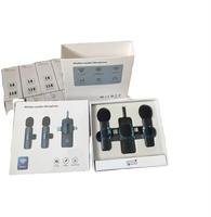 Mini Microphone, Microphones Lavalier sans fil 3 en 1 Microphone stéréo sans fil 2.4g pour interview en direct