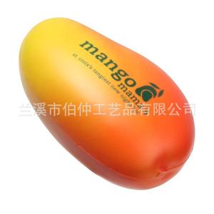 Juguete Blandito con Forma de Mango, de Rebote Lento, para Aliviar el Estrés, Plastilina Amarilla para Amasar, Artículo Promocional - Product Image 1
