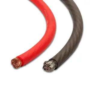 50 Voet (15.24 Meter) 100% Puur Koperen Geleider Vertind Van C Auto Audio Stroomdraad 1/0 Meter Awg Voedingskabels