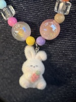 Nouveau collier pour animaux de compagnie en perles mignon et doux, accessoires pour collier de chat et de chien