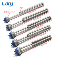 LJXH Élément de chauffe-eau électrique en acier inoxydable 304 Type pliable à vis 1 pouce BSP/NPT Filetage DN25 1KW/2KW/3KW/4KW/6KW