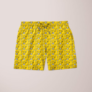 Lindos pantalones cortos con estampado amarillo - Product Image 2