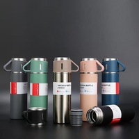 Listo para Enviar al por Mayor: Set de Regalo de Vaso Térmico de Acero Inoxidable 304 de 500ml, Doble Pared, Aislamiento al Vacío, Antiderrames, para Deportes, Gimnasio y Negocios