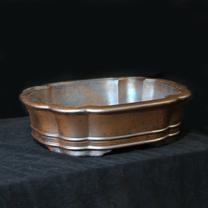 Maceta Rectangular de Bonsái Hecha a Mano con Arcilla Púrpura Zisha, Estilo Antiguo, Cocida a Alta Temperatura, para Escritorio - Product Image 3