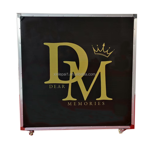 Photomaton 360 degrés avec <span class=keywords><strong>imprimante</strong></span> photo compatible avec smartphones, <span class=keywords><strong>iPad</strong></span>, appareil photo reflex <span class=keywords><strong>pour</strong></span> mariages et événements 100cm - À vendre - Product Image 4