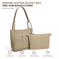 Sac fourre-tout structuré en cuir pleine fleur pour femme avec poche avant zippée et pochette intérieure pour le travail, les voyages, marque privée