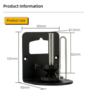 Supporto per Dispenser di Filo per Saldatura RTS T001, Base Stabile in Acciaio Inox, Porta Bobine Antivento per Officina e Produzione Metallica - Product Image 3