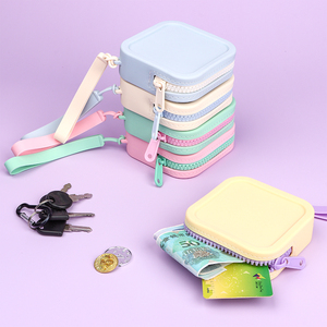 Hot Selling Wristband <strong>Purse</strong> Silicone Small Coin <strong>Purse</strong> Multi Function Card Bag New <strong>Key</strong> Chain Ladies Coin <strong>Purse</strong> - Product Image 2
