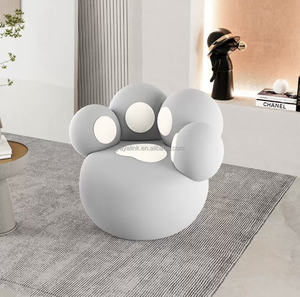 Silla de sofá individual informal, sillón de terciopelo, silla de maquillaje adecuada para salón y salón de belleza, sala de estar y dormitorio - Product Image 2