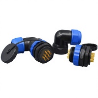 Connecteurs circulaires d'aviation RealRun SP29 en plastique, fiches et prises droites et à angle droit, 2-26 broches, câbles IP68, testés 500V 1500V