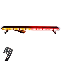 RGB Rot-Blau 3W LED-Blitzlichtleiste, flaches Design, 47 Zoll (120 cm), Notfallwarnleuchten für Autos und LKWs, CE-zertifiziert, 12V/24V