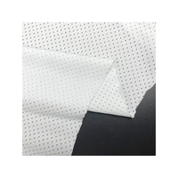 Vêtements de sport à séchage rapide Tissu en polyester spandex évacuant la sueur Tissu en maille respirante en polyester à mailles papillon pour vêtements de yoga