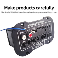Toptan A5 profesyonel DC12V 24V ev ve araç ses kurulu BT amplifikatör dahili bluetooth Subwoofer alıcısı ve USB mikser ile