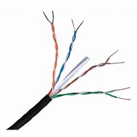 Nouveau câble LAN Cat6a UTP blindé à 4 conducteurs CCA torsadé, emballage en boîte de 305 m, certifié CE, testé et approuvé