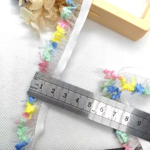 Encaje Elástico Plisado 0203/15 (Mezcla <span class=keywords><strong>de</strong></span> Nailon y Algodón, Estilo Japonés) para Coser Ropa <span class=keywords><strong>de</strong></span> Muñecas, Lazos para el Cabello, Textiles para el Hogar, Juguetes <span class=keywords><strong>de</strong></span> Muñecas - Product Image 4