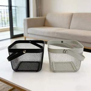 Panier de rangement pour fruits et légumes en fil métallique portable <span class=keywords><strong>DaS</strong></span> avec poignée - Product Image 1