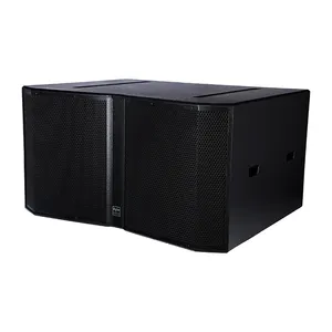 Maximum SPL 137 dB Impressive Vented Dual-drivers Sub Double 18" Passive Floor Subwoofer Bass Bin 3000W