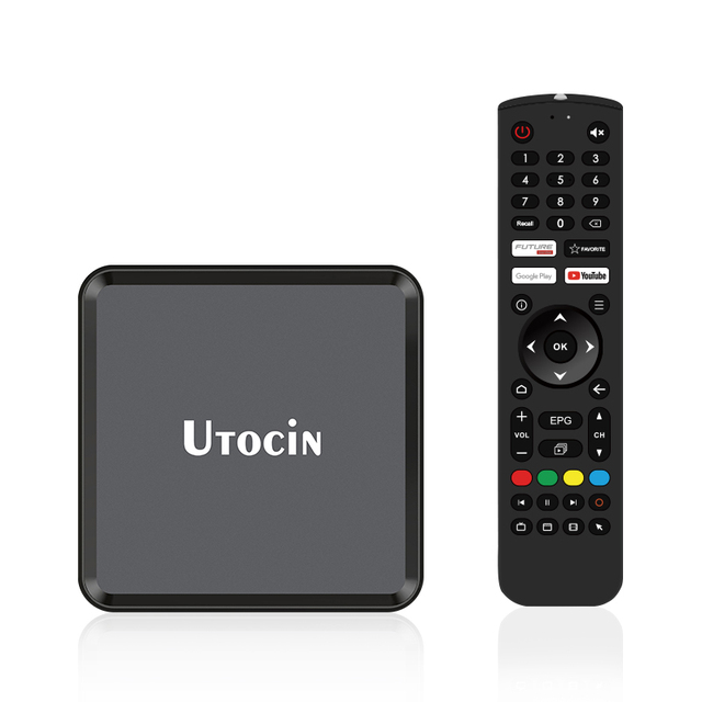 WF UTOCIN NEO Amgoic S905W2 Dual WiFi 2GB Android 11 OTT Set-Top TV Box with 100M Lan & 16GB Memory