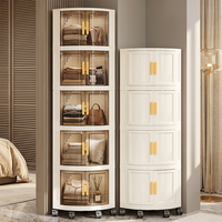 Boîte de rangement multi-usages pour espaces étroits, armoire de rangement mince pour réfrigérateur et salle de bain, organisateur gain de place sur roulettes