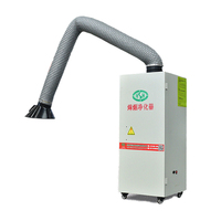 Extracteur de fumées de soudage à faible bruit avec un niveau sonore inférieur à 65 dB pour une filtration efficace de l'air