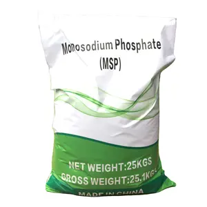 Beyaz kristal teknoloji sınıfı dihidrat monosodyum fosfat suda çözünür sodyum kimyasal reaktif MSP monosodyum fosfat