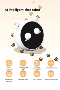Robot d'interaction automatique IA Meobot 2026 pour l'éducation précoce des enfants, enseignement multilingue, contrôle par application, <span class=keywords><strong>chat</strong></span> programmable - Product Image 4