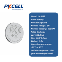 PKCELL 3V CR2025 CR2032 CR2016 CR Series para baterías de relojes