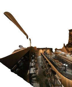 ตู้โชว์บาร์รูปตัวแอลเชิงพาณิชย์ระดับไฮเอนด์สำหรับร้านอาหารและร้านค้าดีไซน์ใหม่ที่ไม่เหมือนใคร - Product Image 2