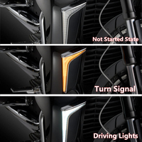 Phare avant LED pour moto, installation Plug-N-Play, éclairage de carénage avant, Indian Challenger Pursuit Dark Horse, pack Premium, clignotants