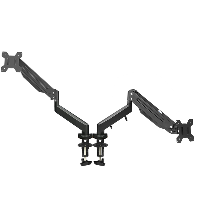 TV  Halterung Dual Arm Monitor Stand - Height Adjustable Gas Spring Monitor Desk Mount for 2 Computer Screens Tv Halterung