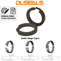 Anneau de piston en PTFE pour compresseur d'air, faible friction, résistant à l'usure, taille personnalisée OEM, fourni par l'usine