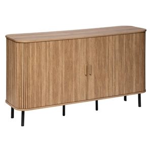 ¡Guau! Diseño de puerta enrollable minimalista moderna y personalizada con mueble para TV empotrado, aparador, botellero y almacenamiento. - Product Image 4