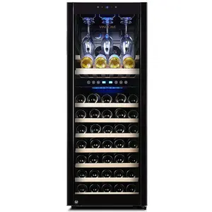 Kompresor Botol 200L Penjualan 2022 Kulkas Kulkas Anggur Berdiri & Terpasang Bebas Kompresor