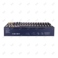 Console de mixage audio professionnelle EIF EFX 12 à 12 canaux en métal avec alimentation fantôme 48V intégrée, effets intégrés, sortie stéréo