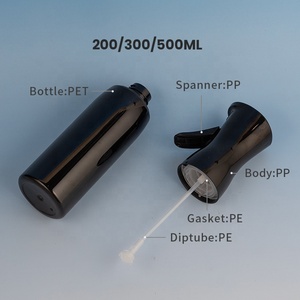 Botol Semprot Kabut Halus Rambut 200ml 300ml 500ml Air Plastik Barber Minyak Botol Semprot Kabut Produsen Kustom - Product Image 4