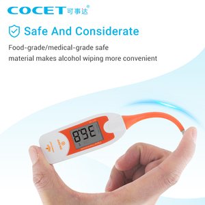 เครื่องวัดอุณหภูมิอิเล็กทรอนิกส์แบบดิจิตอล สำหรับดูแลส่วนบุคคล  หน้าจอแสดงผลสองสเกล พร้อมปุ่มแจ้งเตือนไข้ และเสียงเตือน - Product Image 5