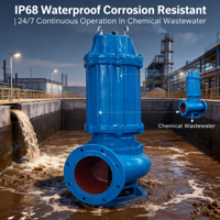 Pompa Lumpur Limbah Submersible 3kw Pompa Lumpur Limbah 3hp Pompa Lumpur Limbah Submersible 7.5hp