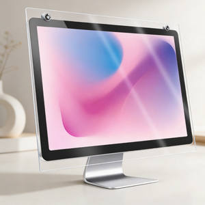 Filtre universel anti-lumière bleue en acrylique BOZABOZA avec clip de fixation rigide anti-reflet ABLCC27W pour écran de moniteur 27 pouces (PC/ordinateur portable) - Product Image 1