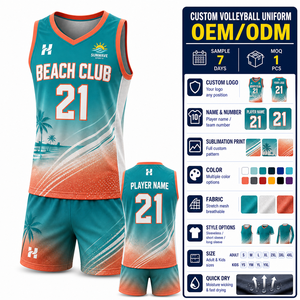 <span class=keywords><strong>Set</strong></span> <span class=keywords><strong>di</strong></span> Uniformi da <span class=keywords><strong>Pallavolo</strong></span> Femminili Senza Maniche Personalizzate in Piccoli Lotti con Logo della Squadra - Product Image 1