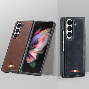 Funda de Cuero Lisa Personalizada VIETAO para <span class=keywords><strong>Z</strong></span> <span class=keywords><strong>Flip</strong></span> 4, Funda para Teléfono Móvil con Pantalla Plegable para Samsung <span class=keywords><strong>Galaxy</strong></span> <span class=keywords><strong>Z</strong></span> Fold 3 5g - Product Image 4