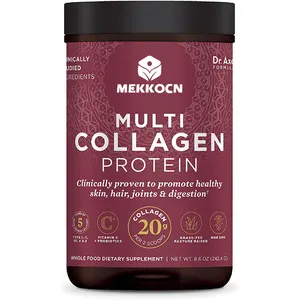 Collagen Powder Protein with Vitamin C & Probiotics Hydrolyzed Collagen Peptides Supports Skin and Nails Gut